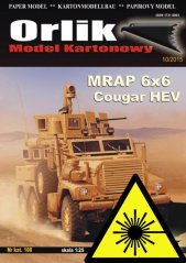 MRAP 6x6 Cougar HEV - Laserové doplnky - kostra, detaily, dezény