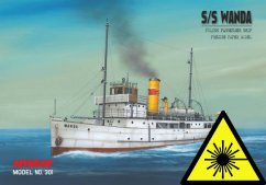 Osobní loď S/S Wanda - Laserové doplňky - detaily