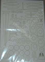 Junkers Ju-87 D-3 - Laserové doplnky - kostra