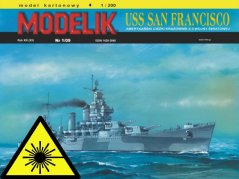 USS San Francisco - Laserové doplnky - kostra