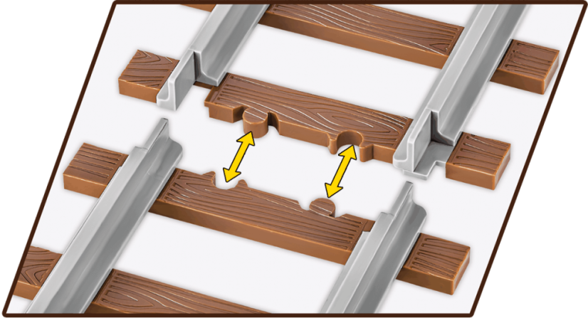 Parní lokomotiva DR BR 52/TY2 - Plastová stavebnice COBI