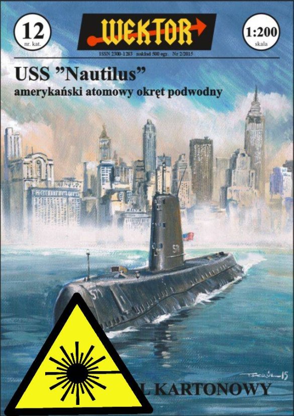 USS „Nautilus“ - Laserové doplňky - kostra
