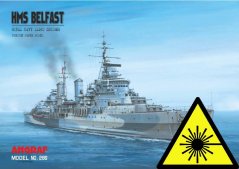 HMS Belfast - Laserové doplnky - kostra