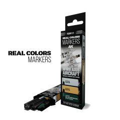 Barvy kamuflážních vzorů letadel WWII – RC MARKERS SET