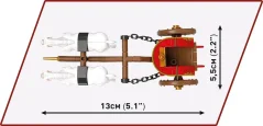 Rímsky povoz - Plastová stavebnica COBI