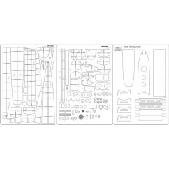 ORP Garland 1945 - Laserové doplňky - kostra