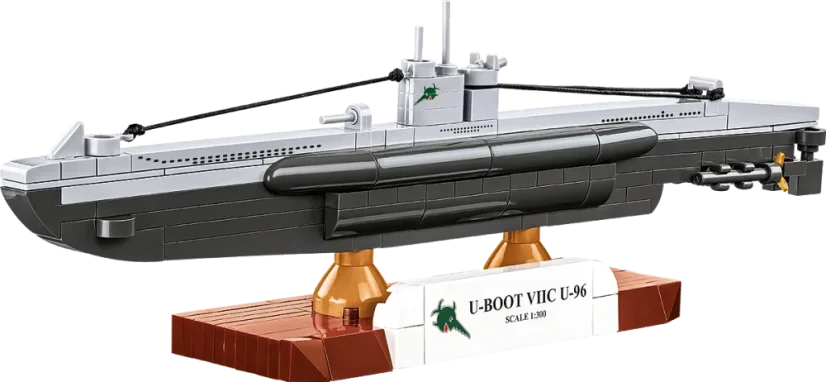 Nemecká ponorka U-Boot VIIC U-96 WWII - Plastová stavebnica COBI