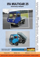 IFA multicar 25 - třístranný sklápěč
