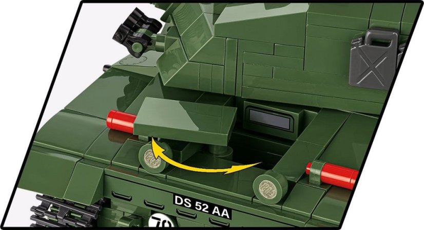 Britský tank Challenger 2 - Plastová stavebnice COBI