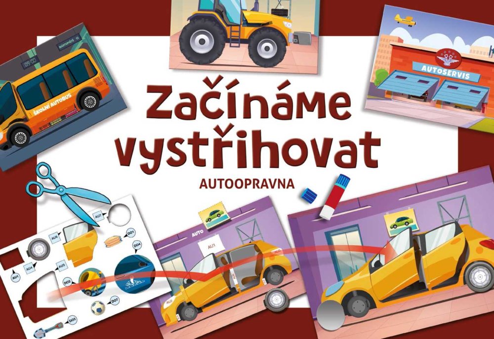 Papírový model autoopravny