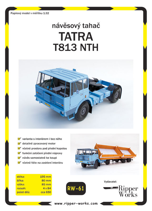 Návěsový tahač Tatra 813 NTH