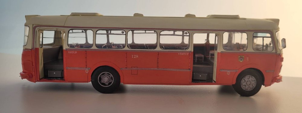 Papírový model autobusu Škoda 706 RTO