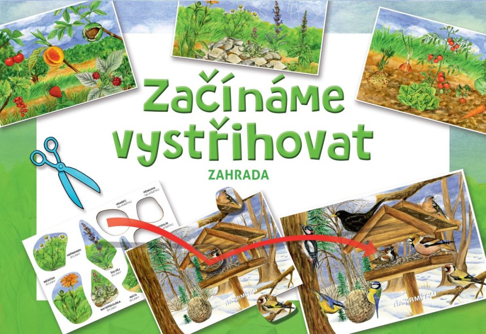 Papírový model zahrady pro začátečníky