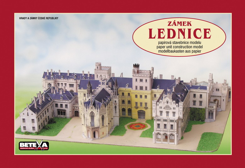 Papírový model zámku Lednice