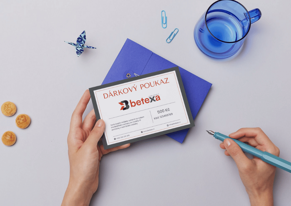 Darčekové poukazy BETEXA