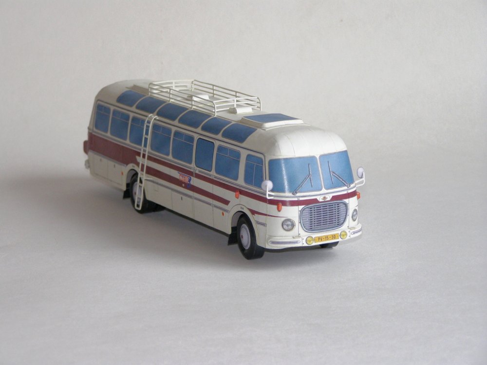 Papírový model autobusu Škoda 706 RTO LUX