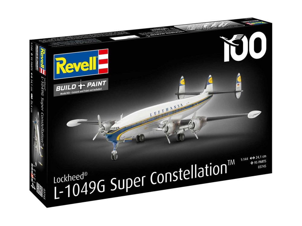 Plastikový model letadla Lockheed L.1049G Super Constellation