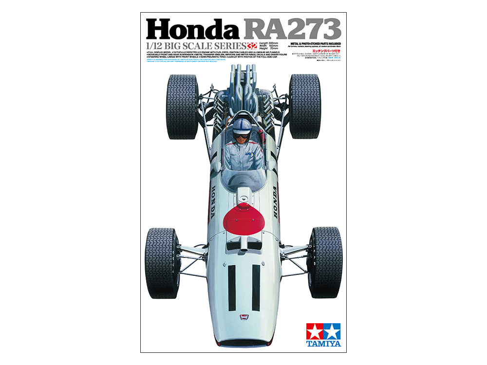 Plastikový model závodního vozu Honda RA273