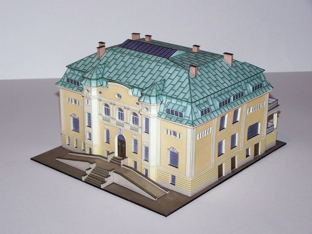 Papírový model Neumannovy vily