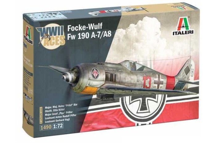 Plastikový model letadla Focke-Wulf Fw 190 A-8/F Aces