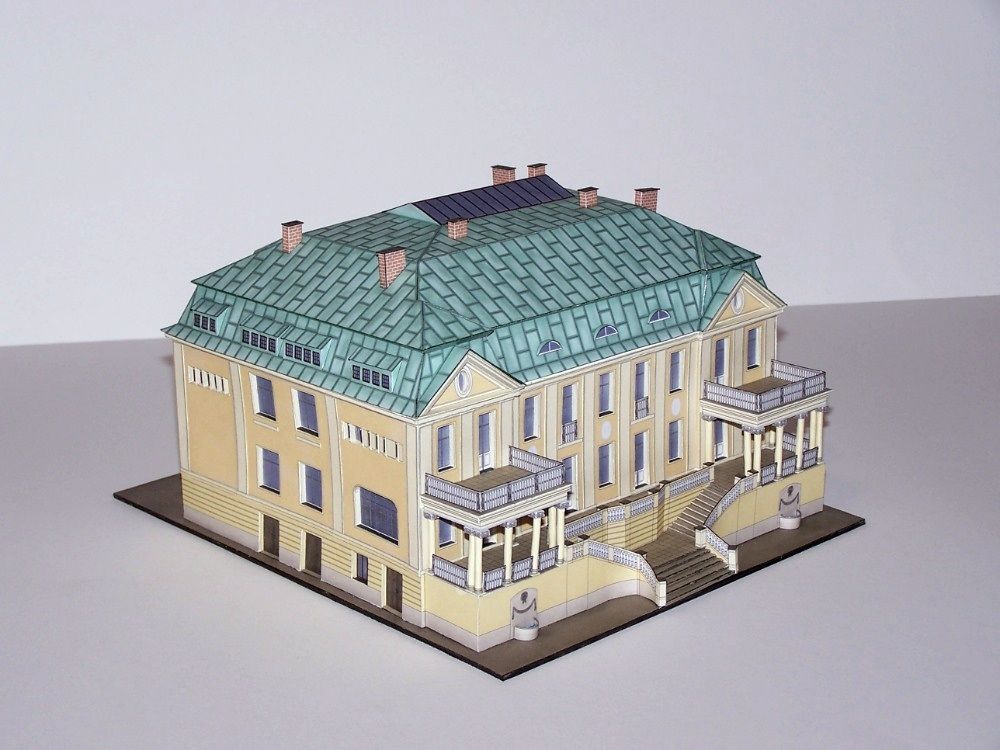 Papírový model Neumannovy vily