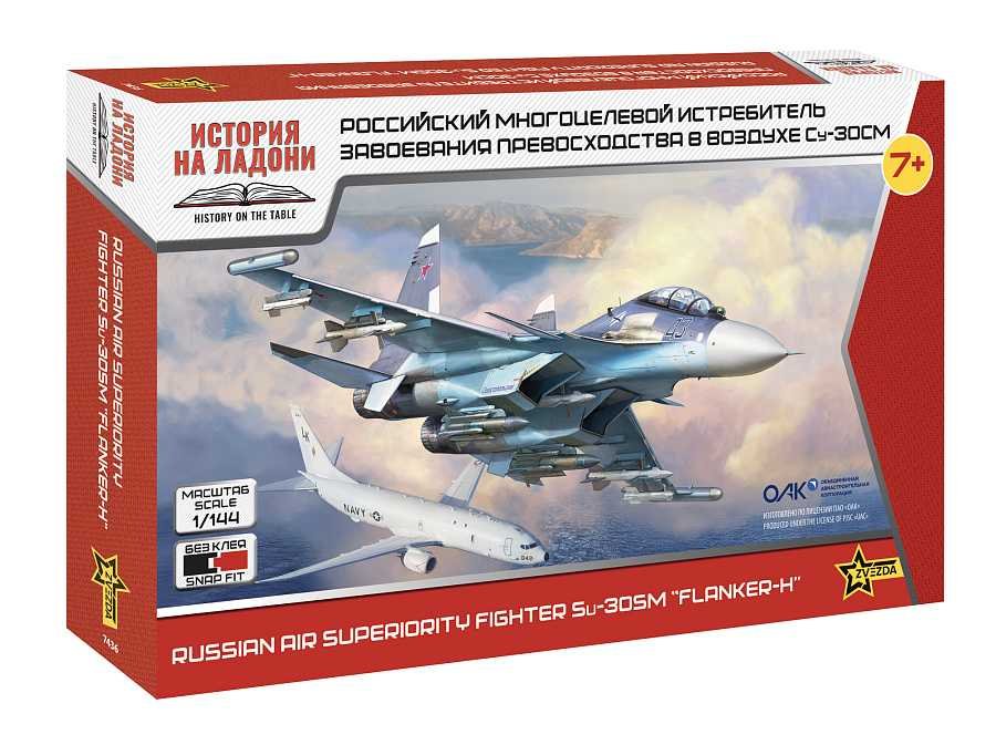 Plastikový model stíhacího letounu SU-30SM